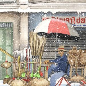 IC023 Broom Seller (Card)